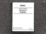 Doosan Excavator DX140LC-3 Operator Owner Maintenance Manual. Fixed Price $113.36.