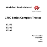 Workshop Service Manual For Massey Ferguson 1726E 1734E 1739E Usb Stick. Fixed Price $33.97.