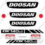Fits Doosan DX140LC-3 Kit Excavator Equipment Decals 3M Vinyl!. Fixed Price $249.95.