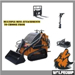 Wolfequip 23HP Mini Skid Steer Compact Track Loader Fork Auger Grapple Hydraulic. Fixed Price $6682.25.
