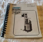 Crown Lift Trucks Series Service Manual Model 45RRTT. Fixed Price $99.99.