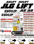 Fits Jlg E600JP Boom Lift Decal Kit 3M Vinyl Free Shipping. Fixed Price $214.95.