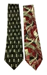 Vintage David Taylor Neckties Men Red Black Used 100% Polyester. Fixed Price $15.60.
