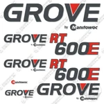 Fits Grove Decal Kit Rough Terrain Crane Replacement Sticker Set. Fixed Price $349.95.