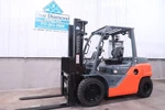 2020 Toyota 8FD35U, 8,000# Pneumatic, Diesel, Two Stage, S/s, 5714 Hours!. Fixed Price $37900.00.