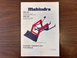 Mahindra AML333 AML334 Loader Operators Manual For 4025/4525 Tractor #LOPM1201/A. Fixed Price $39.00.