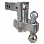 Trimax Class Aluminum 6" Hd Drop Hitch Kit W/ Dual Ball For 2.5" Receivers. Fixed Price $349.52.