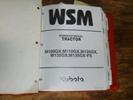 Kubota M100GX M110GX M126GX M135GX-FS Tractor Shop Service Repair Manual. Fixed Price $116.89.