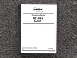 Doosan GC15S-5 Forklift Truck Owner Operator Manual User Guide. Fixed Price $120.40.