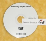 SEBP6447 Caterpillar 305E Mini Hydraulic Excavator Parts Manual Book Cd. Fixed Price $89.00.