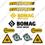 Fits Bomag BW120SL Tandem Vibratory Roller Decal Kit - 7 Year Outdoor 3M Vinyl!. Fixed Price $84.95.