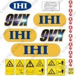 Fits Ihi 9VX-3 Kit Mini Excavator Replacement Decals 7 Year 3M Vinyl!. Fixed Price $99.95.