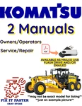 Komatsu GD530A-2BY Motor Grader Owners Service Repair Manuals Pdfs On Usb. Fixed Price $30.00.