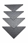 4PC Trailer Step Fender Corners - 11 Gauge Steel Diamond Plate 9" X 12.7. Fixed Price $70.00.