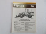 Fiat Allis FR10B Wheel Loader Brochure 4 Page. Fixed Price $35.00.