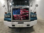 Western Star 4800/4900/SA/SB/FA/SF Slopped Hood Smoky Flag Usa Bugscreen. Fixed Price $150.00.