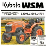Kubota L3301 L3901 L4701 Tractor Wsm Service Manual Owners Pdf Computer Cd. Fixed Price $12.97.