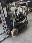 Crown 4 Stage Forklift Mast 258" Model C51000-50 Lp Year Mfg 2018. Fixed Price $9500.00.