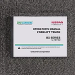 Unicarriers Nissan CK1B1L18S Bx Forklift Truck Owner Operator User Manual. Fixed Price $104.49.