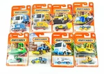 Matchbox Garbage Truck Lot Of 8 Road Stripe King Ground Grinder Roller. Fixed Price $29.10.