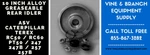 Terex Greaseable Aluminum 10 Inch Rear Idler Kit PT50 / PT60. Fixed Price $225.00.