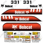 Fits Bobcat 331D Kit Mini Excavator Decals - 3M Aftermarket. Fixed Price $244.95.