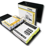 Ford 555A 555B 655A Tractor Loader Backhoe Service Parts Catalog Manual Shop Set. Fixed Price $99.96.