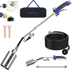 Propane Torch Weed Burner Kit W/ Storage Bag,high Output 12.5FT Hose,heavy. Fixed Price $81.78.