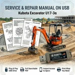 Kubota U17-3A Excavator Service Repair Workshop Manual On Usb. Fixed Price $23.99.