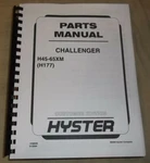 Hyster Challenger H45XM H50XM H55XM H60XM H65XM (H177) Forklift Parts Manual. Fixed Price $129.99.