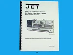Jet GH-2680ZH, GH-26120ZH Lathe Parts List & Electrical Diagram Manual *216. Fixed Price $35.00.