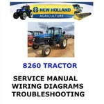 New Holland 8260 Tractor Manual Workshop Repair Service Engine Pdf. Fixed Price $35.00.