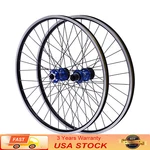 27.5'' Aluminum Alloy Front+rear Wheelset Mountain Bike Rim Disc Brake Mtb. Fixed Price $92.12.