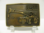 *case Construction Drott 5550 2000 1800 1500 3330 2500 Crane Brass Belt Buckle. Fixed Price $11.25.