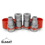 5/8" Sae -10 Skid Steer Flat Face Hydraulic Quick Connect Coupler Coupling 2 Set. Fixed Price $109.95.