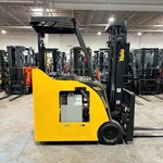2022 Yale ESC040AD 4000LB Used Electric Forklift Triple Mast Sideshift 1184 Hrs. Fixed Price $16950.00.