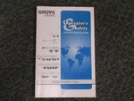Grove RT635C Hydraulic Crane Rough Terrain Owner Operator User Manual 87032. Fixed Price $111.64.