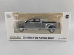 2025 Greenlight Gray 2022 Ford F350 Platinum Dually Pickup Truck 1:64 Scale. Fixed Price $19.95.