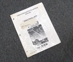 Snorkel PRO-66 Snorklift Boom Operator's Operation Maintenance Manual 1994. Fixed Price $35.99.