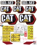 Fits Caterpillar 303.5E2 Decal Kit Mini Excavator 3M Vinyl / Free Shipping. Fixed Price $168.98.