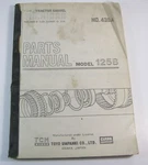 Michigan Clark 125B Wheel Loader Parts Manual 439A Japanese And English. Fixed Price $52.99.