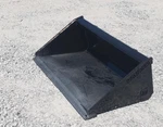 48" Low Pro Smooth Bucket Attachments Fits Mini Universal Skid Steer Toro Dingo. Fixed Price $574.99.