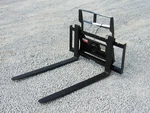 42" Long Paladin Bradco Wide Rail Pallet Fork Attachment Fits Mini Skid Steer. Fixed Price $847.99.