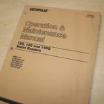 Caterpillar 12G 14G 140G Motor Grader Operation Operator Manual Maintenance Book. Fixed Price $25.00.