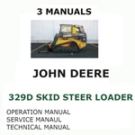 John Deere 329D Skid Steer Loader Operators Repair Technical Service Manual Pdf. Fixed Price $35.00.