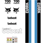 Bobcat M-700 Stickers Repro Skid Steer Loader Set. Fixed Price $83.66.