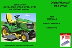 John Deere X710 X730 X734 X738 X739 Lawn Tractor Technical & Operator's Manuals. Fixed Price $24.99.
