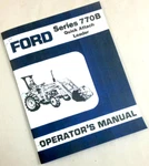 Ford Series 770B Quick Attach Loader Operators Owners Manual 1310 1510 1710 1910. Fixed Price $18.67.