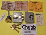 Chubb High Security Jimmyproof Deadbolt Door Rare Locksmith Locksport. Fixed Price $194.80.