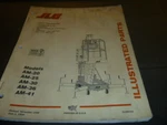 Jlg 20AM 25AM 30AM 36AM 41AM Aerial Vertical Mast Lift Parts Catalog Manual. Fixed Price $55.05.